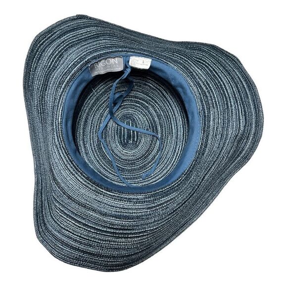 Rigon Headwear Women's Foldable Travel Packable Floppy Wide Brim Straw Sun Hat - Picture 3 of 8